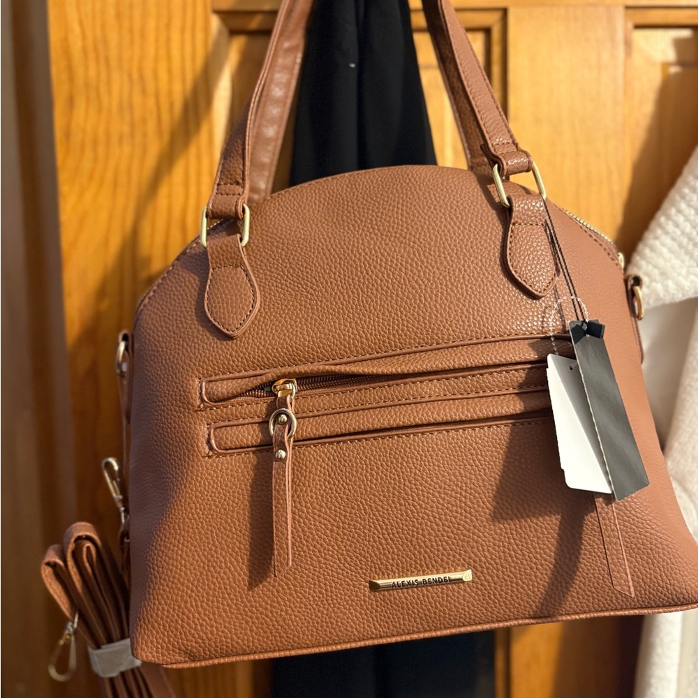 Brown Leather Handbag